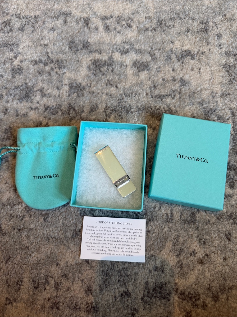 Tiffany & Co MoneyClip w Engraving